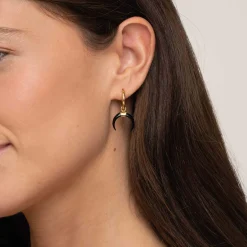 Femme Luzaka Boucles<Boucles Lune acier doré or