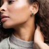 Femme Luzaka Boucles<Boucles Lyka acier doré or pierre Pin Africian
