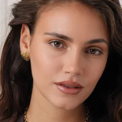 Femme Luzaka Boucles<Boucles Madeleine acier doré or