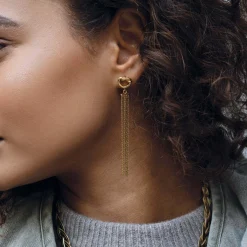 Femme Luzaka Boucles<Boucles Maeva acier doré or
