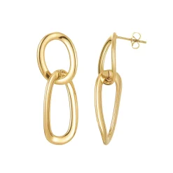 Femme Luzaka Boucles<Boucles Maillons acier doré or