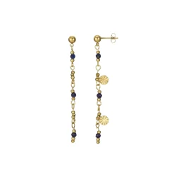 Femme Luzaka Boucles<Boucles Mako Lapis Lazuli acier doré or