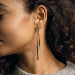 Femme Luzaka Boucles<Boucles Manille acier doré or