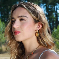 Femme Luzaka Boucles<Boucles Margaret acier doré or