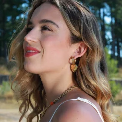 Femme Luzaka Boucles<Boucles Margaret acier doré or