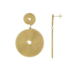 Femme Luzaka Boucles<Boucles Marina acier doré or