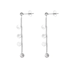 Femme Luzaka Boucles<Boucles Médailles rondes acier
