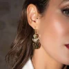 Femme Luzaka Boucles<Boucles Mendosa acier doré or
