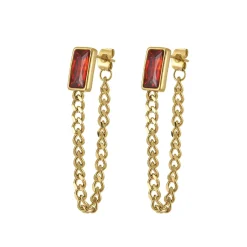 Femme Luzaka Boucles<Boucles Mila Strass rouge