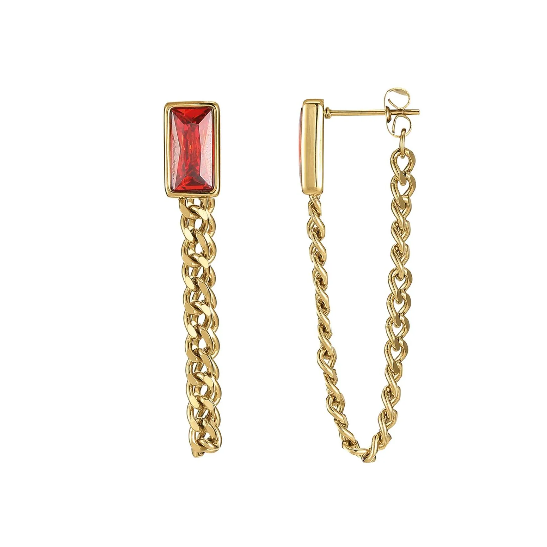 Femme Luzaka Boucles<Boucles Mila Strass rouge
