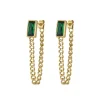 Femme Luzaka Boucles<Boucles Mila Strass vert