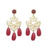 Femme Luzaka Boucles<Boucles Mélissa rouges acier doré or