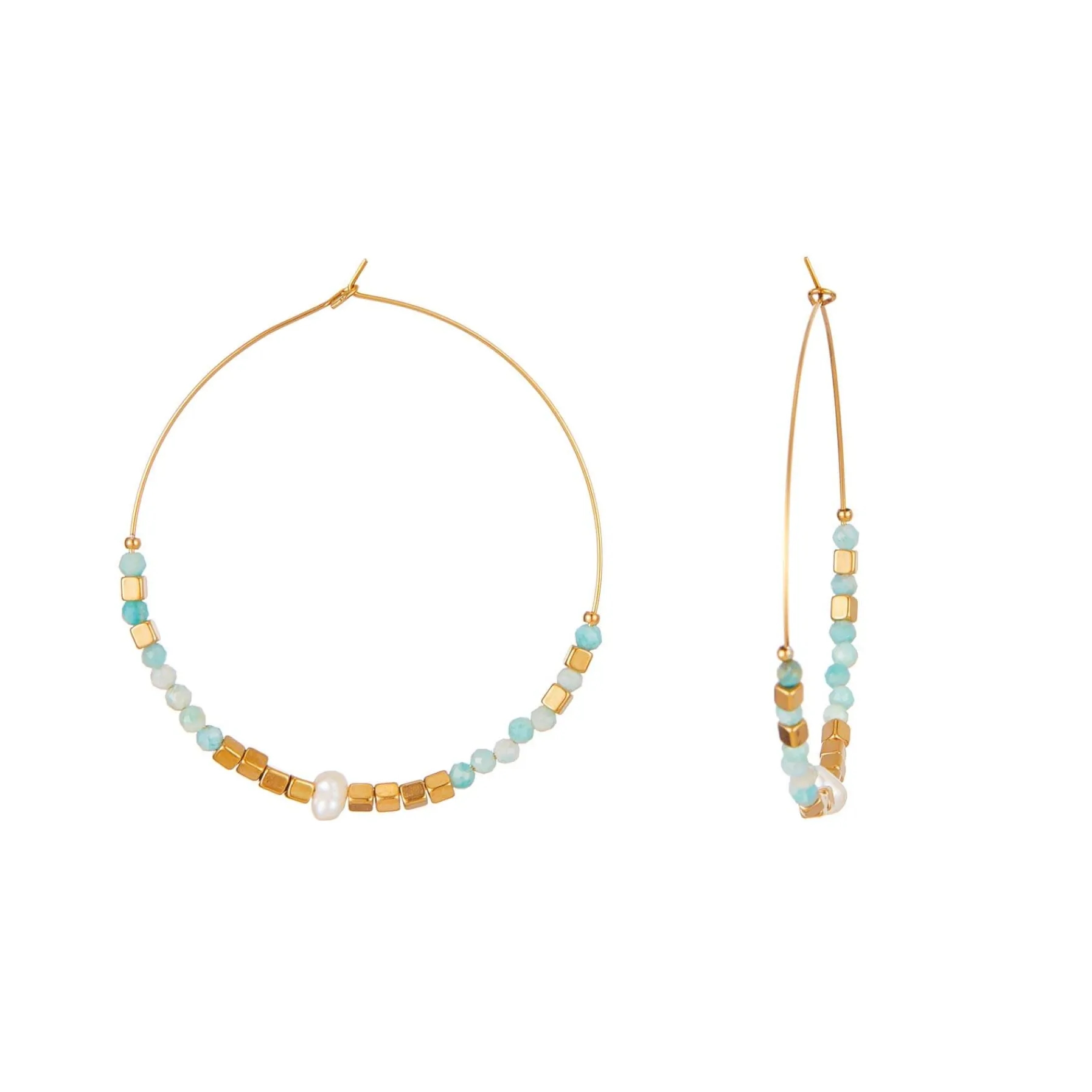 Femme Luzaka Boucles<Boucles Mélo Amazonite