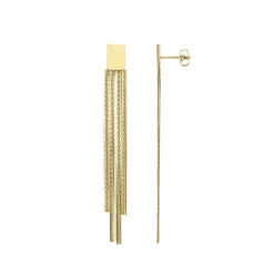 Femme Luzaka Boucles<Boucles Multichaînes acier dorées or