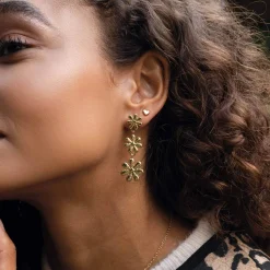 Femme Luzaka Boucles<Boucles Naomi acier doré or