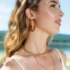 Femme Luzaka Boucles<Boucles Oria acier doré or