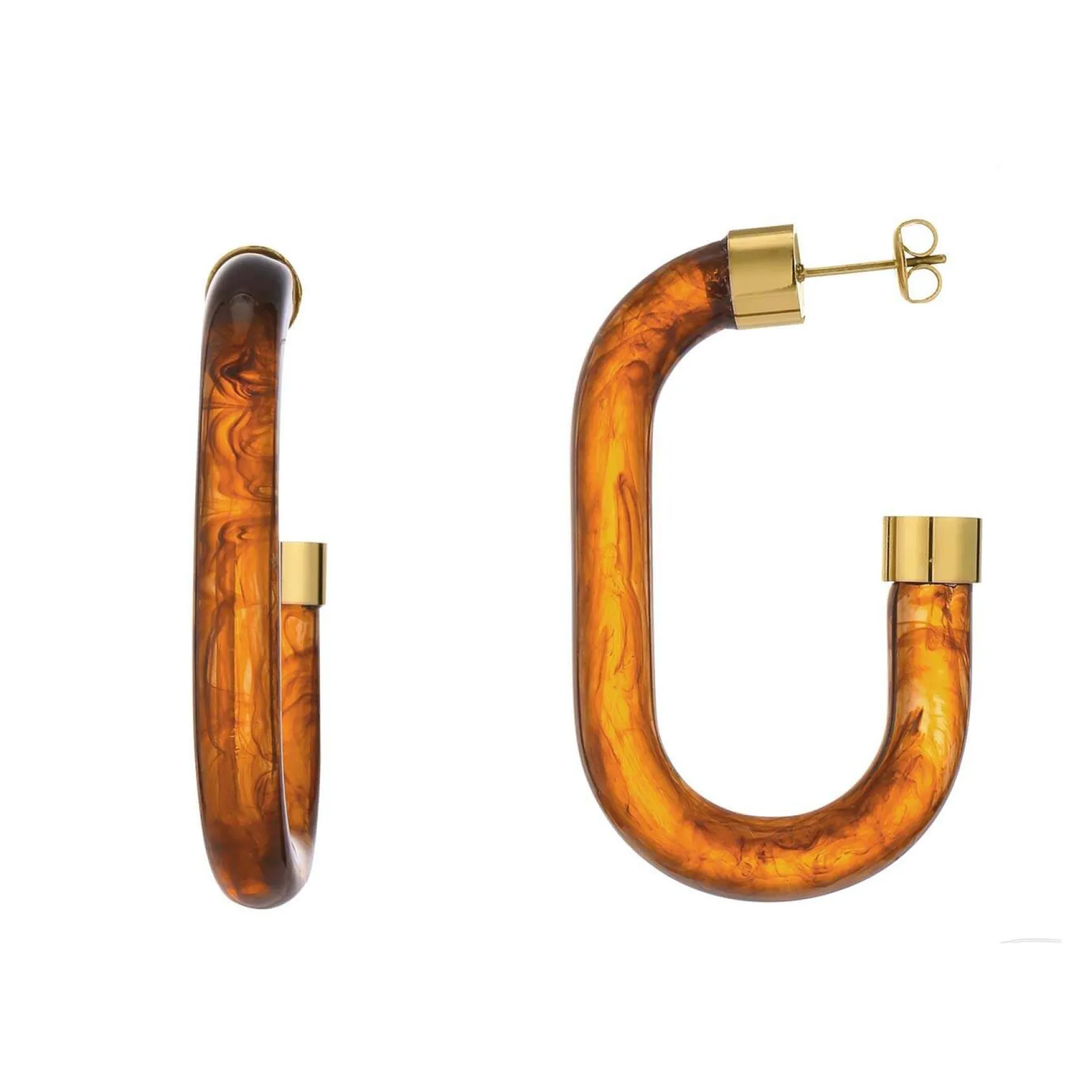 Femme Luzaka Boucles<Boucles Oria acier doré or