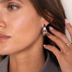 Femme Luzaka Boucles<Boucles Pia acier argenté
