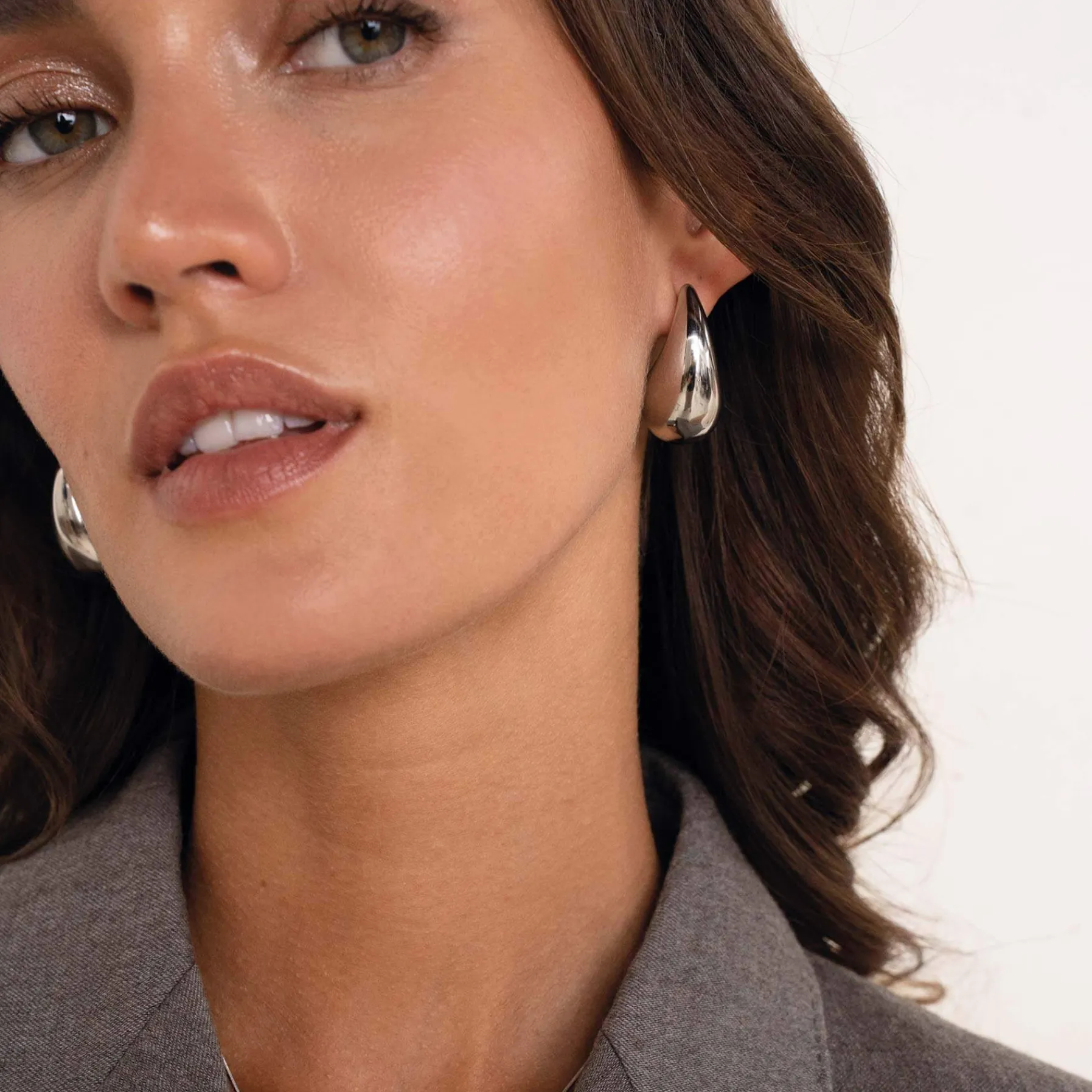 Femme Luzaka Boucles<Boucles Pia acier argenté