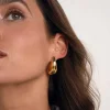 Femme Luzaka Boucles<Boucles Pia acier doré or