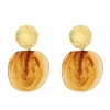 Femme Luzaka Boucles<Boucles Pénélope marron acier doré or