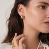 Femme Luzaka Boucles<Boucles Poppy acier doré or