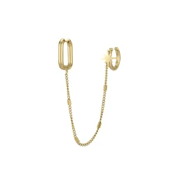 Femme Luzaka Boucles<Boucles Prima Earcuff acier doré or