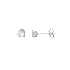 Femme Luzaka Boucles<Boucles Puces acier zircons blancs