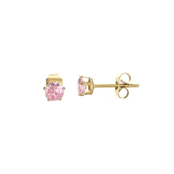 Femme Luzaka Boucles<Boucles Puces zircons roses