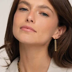 Femme Luzaka Boucles<Boucles Rameau acier doré or