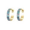 Femme Luzaka Boucles<Boucles Rio bleues acier doré or