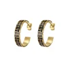 Femme Luzaka Boucles<Boucles Rio noires acier doré or
