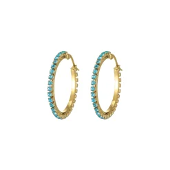 Femme Luzaka Boucles<Boucles Riviera strass Bleu