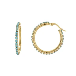 Femme Luzaka Boucles<Boucles Riviera strass Bleu