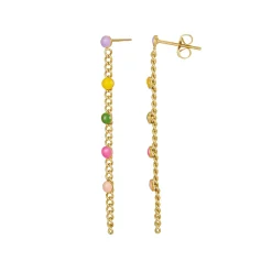 Femme Luzaka Boucles<Boucles Ronds multicolores doré or