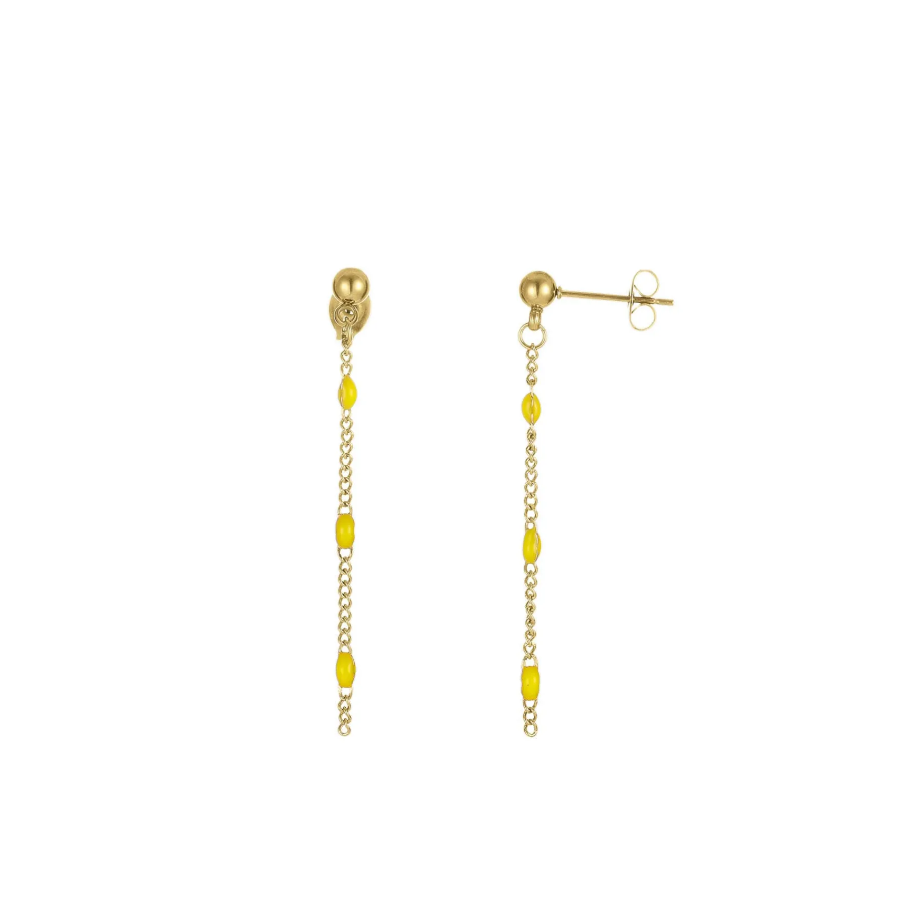 Femme Luzaka Boucles<Boucles Rosaire jaune acier doré or