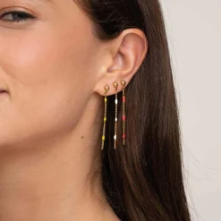 Femme Luzaka Boucles<Boucles Rosaire jaune acier doré or