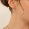 Femme Luzaka Boucles<Boucles Rosaire nacre acier dorées or
