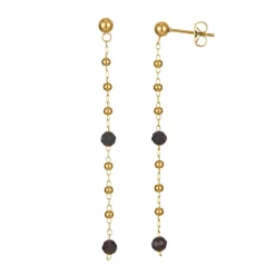 Femme Luzaka Boucles<Boucles Rosaire Obsidienne