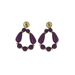 Femme Luzaka Boucles<Boucles Rosita violettes