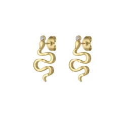 Femme Luzaka Boucles<Boucles Serpentin acier doré or