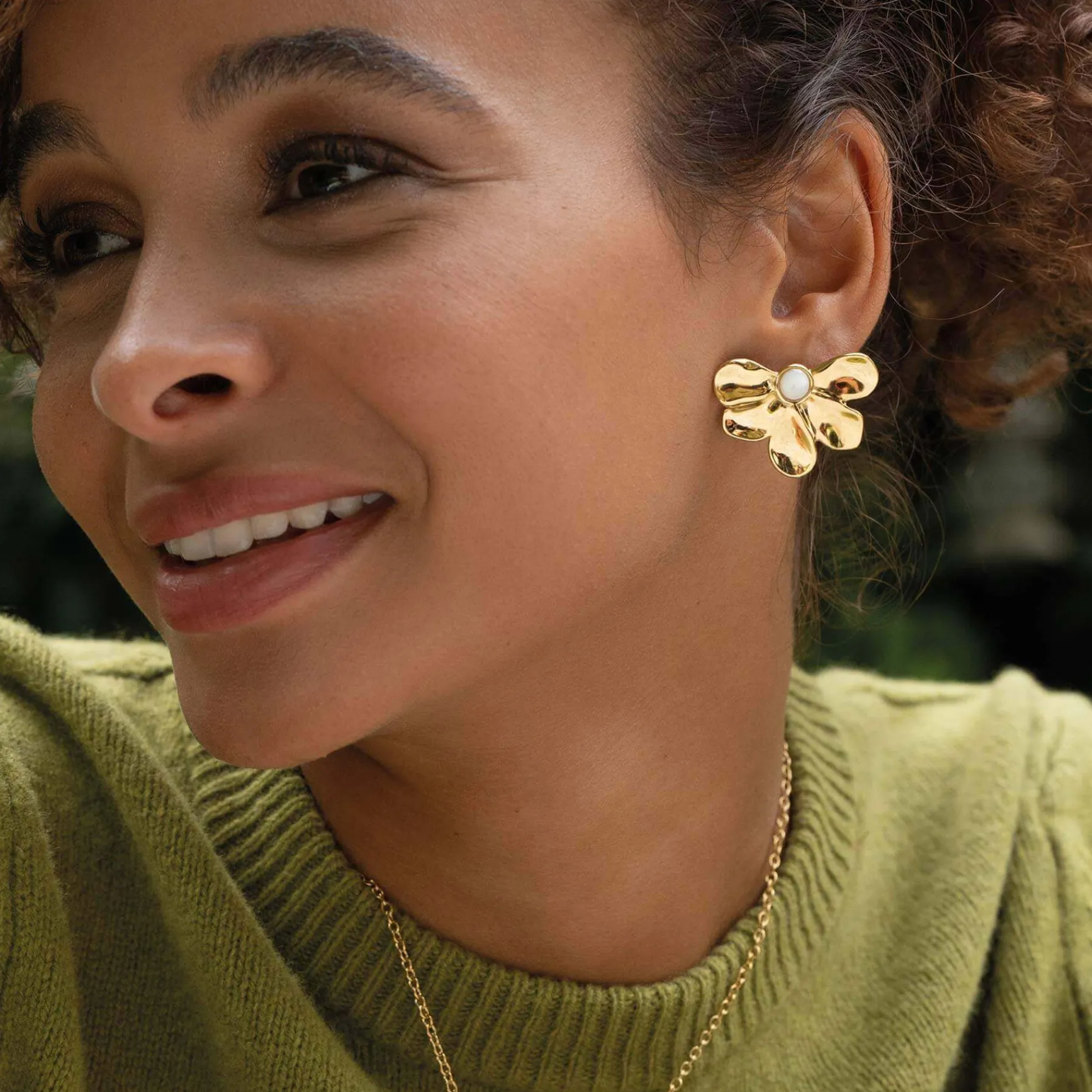 Femme Luzaka Boucles<Boucles Stacy nacre