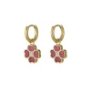 Femme Luzaka Boucles<Boucles Trefle rose acier doré or