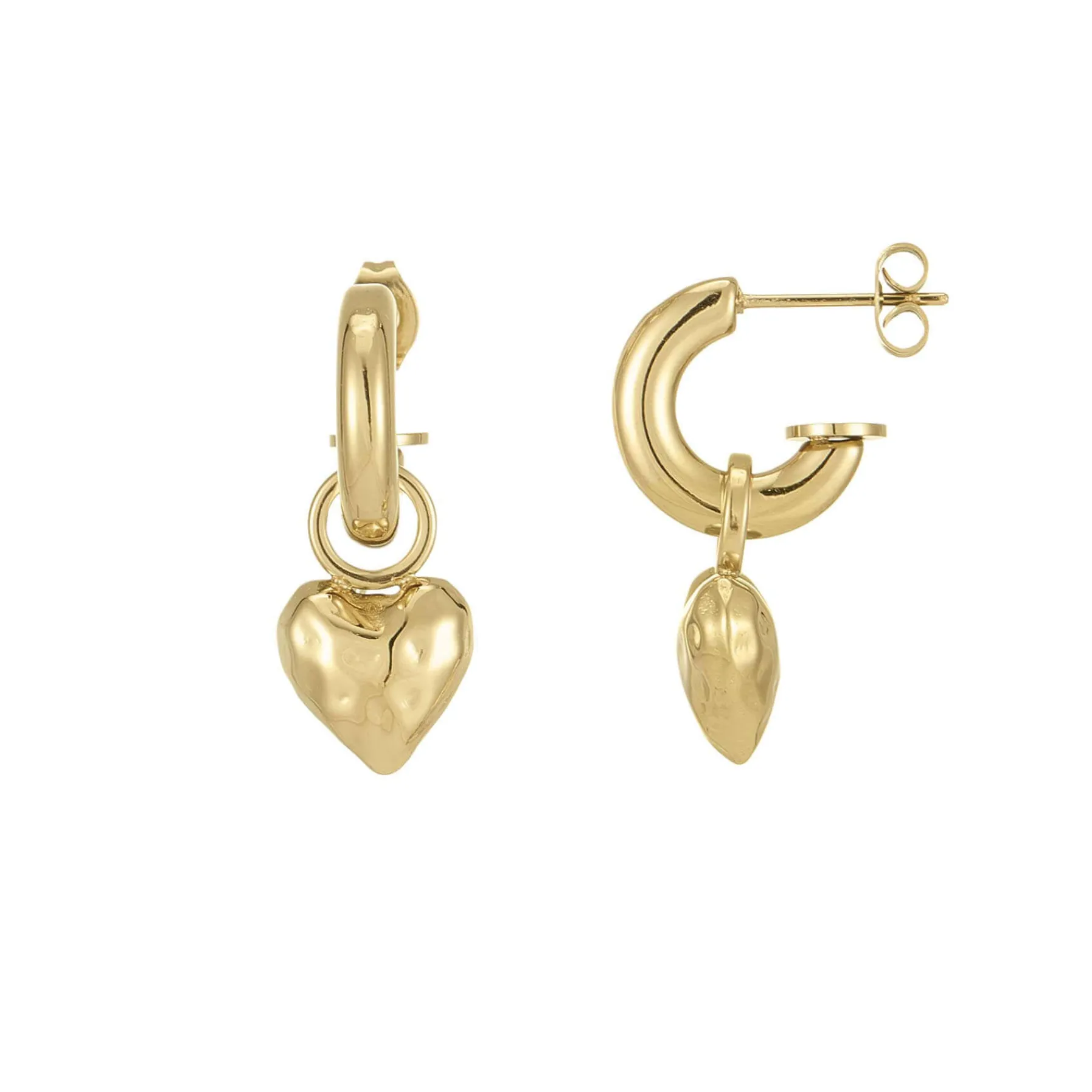 Femme Luzaka Boucles<Boucles Valentine acier doré or