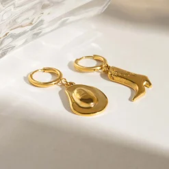 Femme Luzaka Boucles<Boucles Western acier doré or