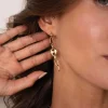 Femme Luzaka Boucles<Boucles Yako acier doré or