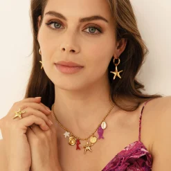Femme Luzaka Boucles<Boucles Zanzibar acier doré or
