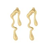 Femme Luzaka Boucles<Boucles Zébulon acier doré or
