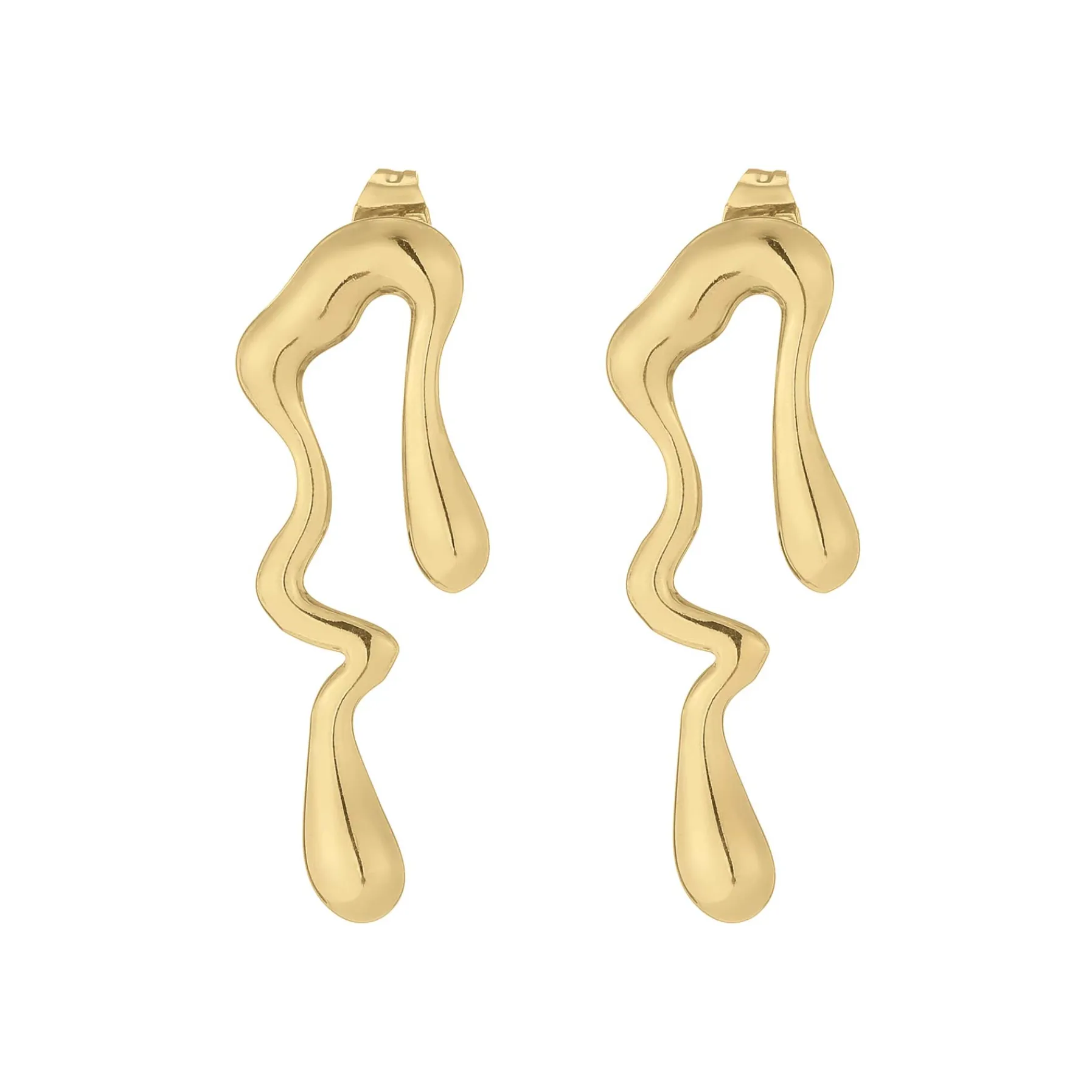 Femme Luzaka Boucles<Boucles Zébulon acier doré or