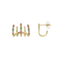 Femme Luzaka Boucles<Boucles Zoé strass multicolores